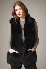 Tasha Tarno Pocket-detailed Fox Vest