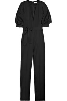 Yves Saint Laurent Cotton And Wool-blend Twill Jumpsuit - Lyst
