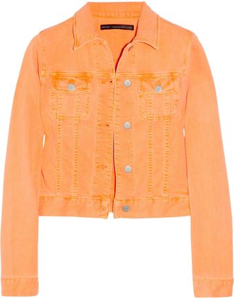  Neon Stretch-Denim Jacket 