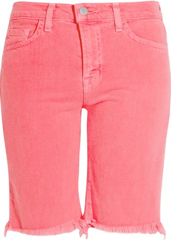  Neon Stretch-denim Shorts 