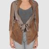 Collection Priveé  Leather Outerwear in Brown - Lyst