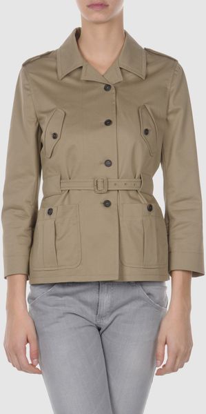  Khaki 3/4 Sleeve Jacket 