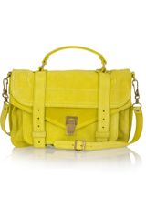 Proenza Schouler Ps1 Medium Suede Satchel