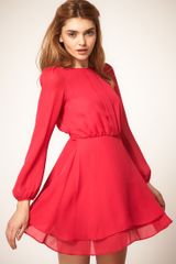 ASOS Collection Asos Mini Dress with Double Layer Skirt