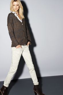 Mango Loose-fit Knitted Cardigan - Lyst