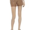 Zero + Maria Cornejo Uma Leather Shorts in Brown - Lyst