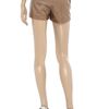 Zero + Maria Cornejo Uma Leather Shorts in Brown - Lyst