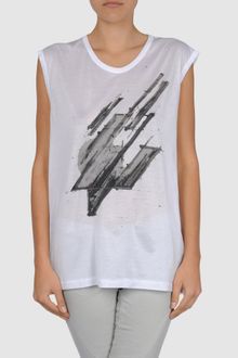 Balenciaga Sleeveless T-shirt - Lyst