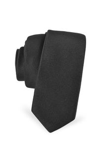 Dolce & Gabbana Solid Narrow Silk Tie - Lyst