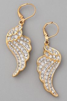 Kenneth Jay Lane Wing Earrings - Lyst