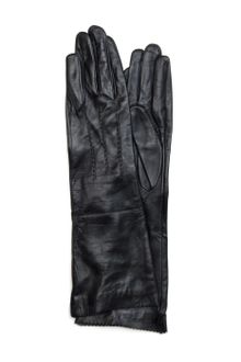 Mango Touch - Long Leather Gloves - Lyst