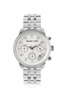 Michael Kors Silver Jet Set Watch - Lyst