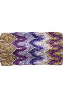 Missoni Wave Knit Bandana/headband: Purple Metallic - Lyst