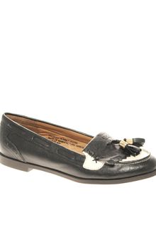 River Island  Fringe Toe Loafers - Lyst
