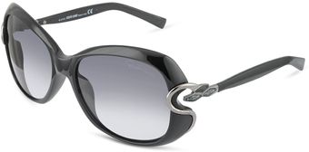 Roberto Cavalli Melissa - Jeweled Temple Signature Square Frame Sunglasses - Lyst