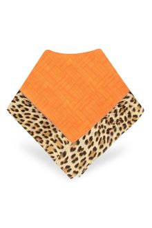 Roberto Cavalli Leopard Frame Signature Silk Square Scarf - Lyst
