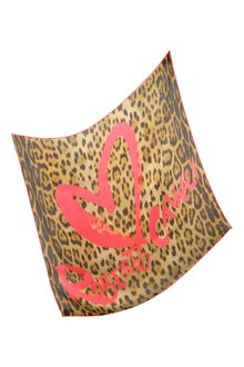 Roberto Cavalli Signature Leopard Print Silk Square Scarf - Lyst