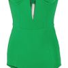 Willow Strapless Stretch CrepeJersey Bodysuit in Green - Lyst