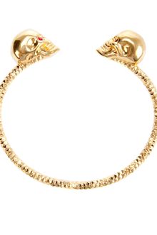 Alexander McQueen Twin Skull Bracelet - Lyst