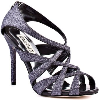 Badgley Mischka Charcoal Glitter - Lyst