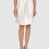 Celine Knee Length Skirts in White - Lyst