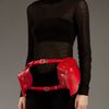 Comme Des Garçons Leather Belt in Red - Lyst