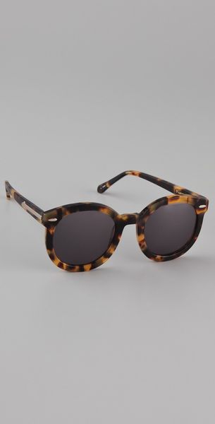 Karen Walker Super Duper Strength Sunglasses Crazy Tort - Lyst