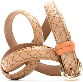 Mango Touch - Snake-skin Waist Belt - Lyst