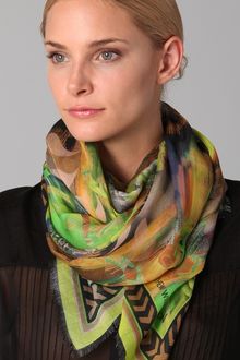 Matthew Williamson Ottoman Wool Striped Scarf - Lyst