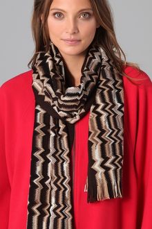 Missoni Zigzag Scarf - Lyst