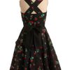 Modcloth Sweet Temptation Dress in Strawberries in Black - Lyst