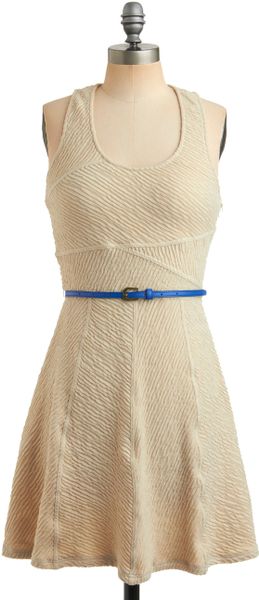 Modcloth Getaway For The Day Dress in White (blue) - Lyst