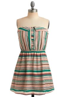 ModCloth Pastel Sketches Dress - Lyst