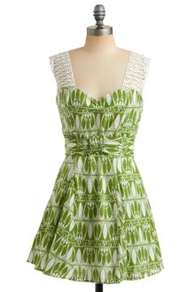 ModCloth Prime Viridian Dress - Lyst