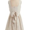 Modcloth One Scoop Dress in Vanilla in White (vanilla) - Lyst