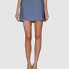 Prada Mini Skirt in Blue (slate) - Lyst