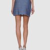 Prada Mini Skirt in Blue (slate) - Lyst