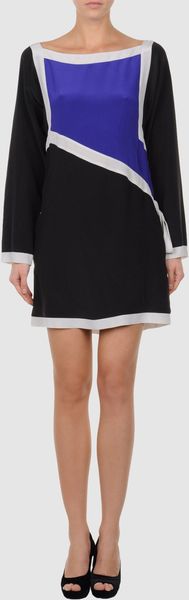 Armani Jeans Short Dresses in Black - Lyst