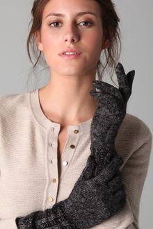 Marc By Marc Jacobs Isadore Sweater Gloves - Lyst