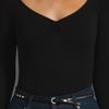 Rachel Pally Long Sleeve Leotard in Black