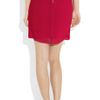 Alice + Olivia Caitlin Pleated Silkchiffon Mini Skirt in Purple (fuchsia) - Lyst