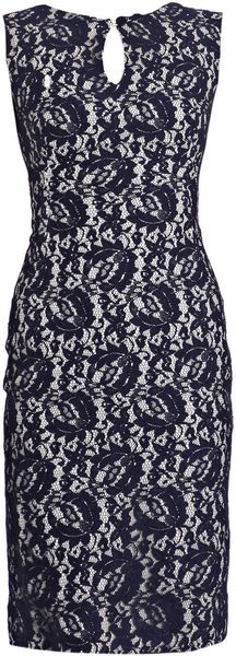 Erdem Tara Lace Dress in Blue (navy) - Lyst