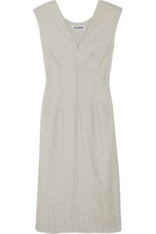 Jil Sander Wool-blend Dress - Lyst