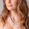 Kenneth Jay Lane 3 Row Pearl Necklace in White (pearl) - Lyst