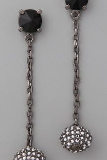 Made Her Think Gladiator Spike Rhinestone Earrings - Lyst