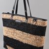 Rebecca Minkoff Endless Love Straw Tote in Black - Lyst