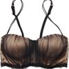 La Perla New Venus Satin Balconette Bra in Brown - Lyst