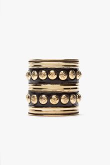 Nasty Gal Golden Armor Cuff - Lyst