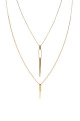 ASOS Collection Asos Double Spike Necklace