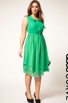 ASOS Collection Asos Curve Midi Dress with Peter Pan Collar - Lyst